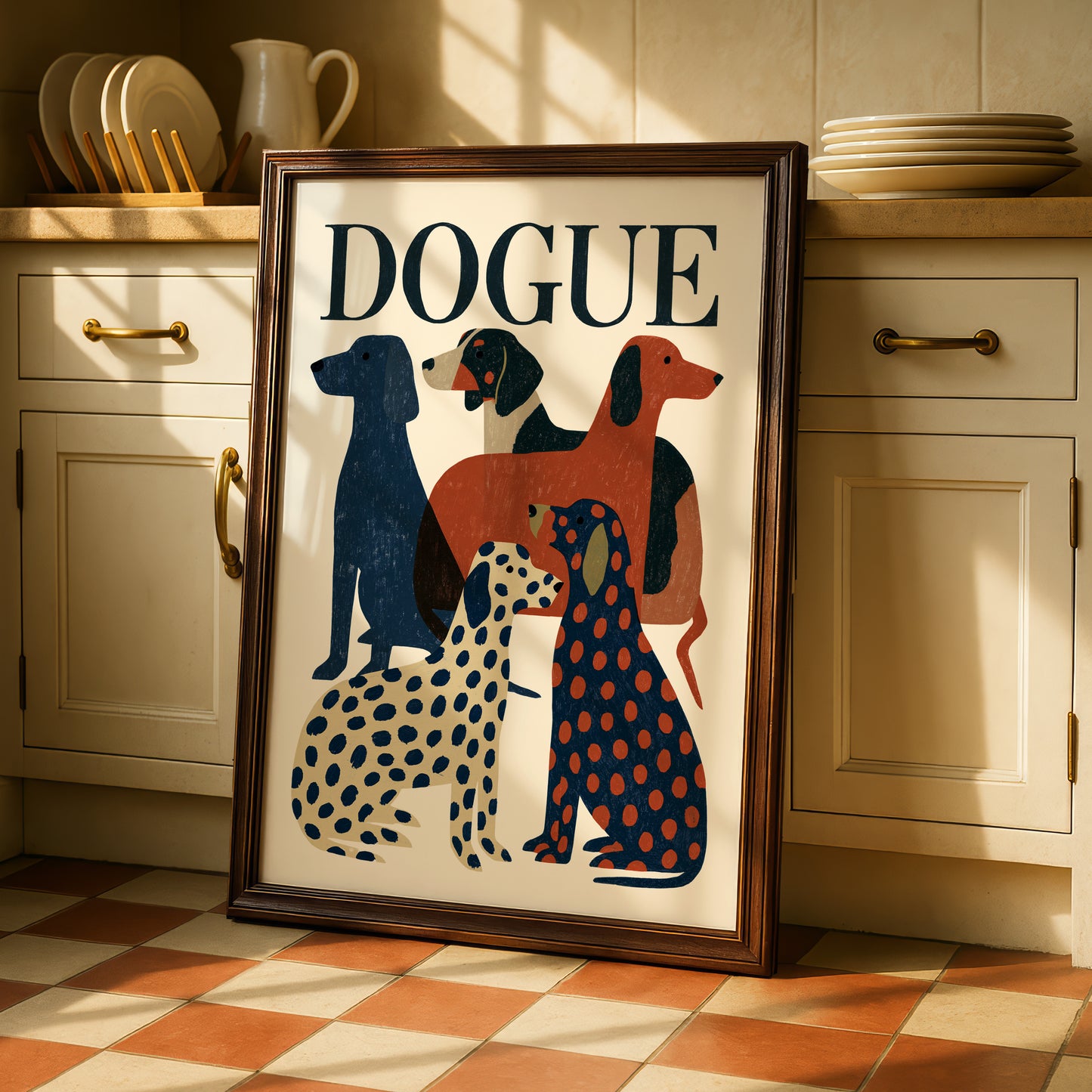 Dogue Fashion Dog Print