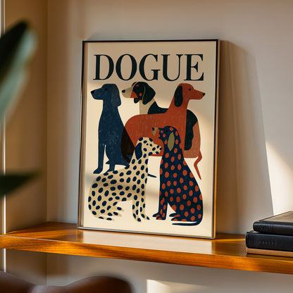 Dogue Fashion Dog Print