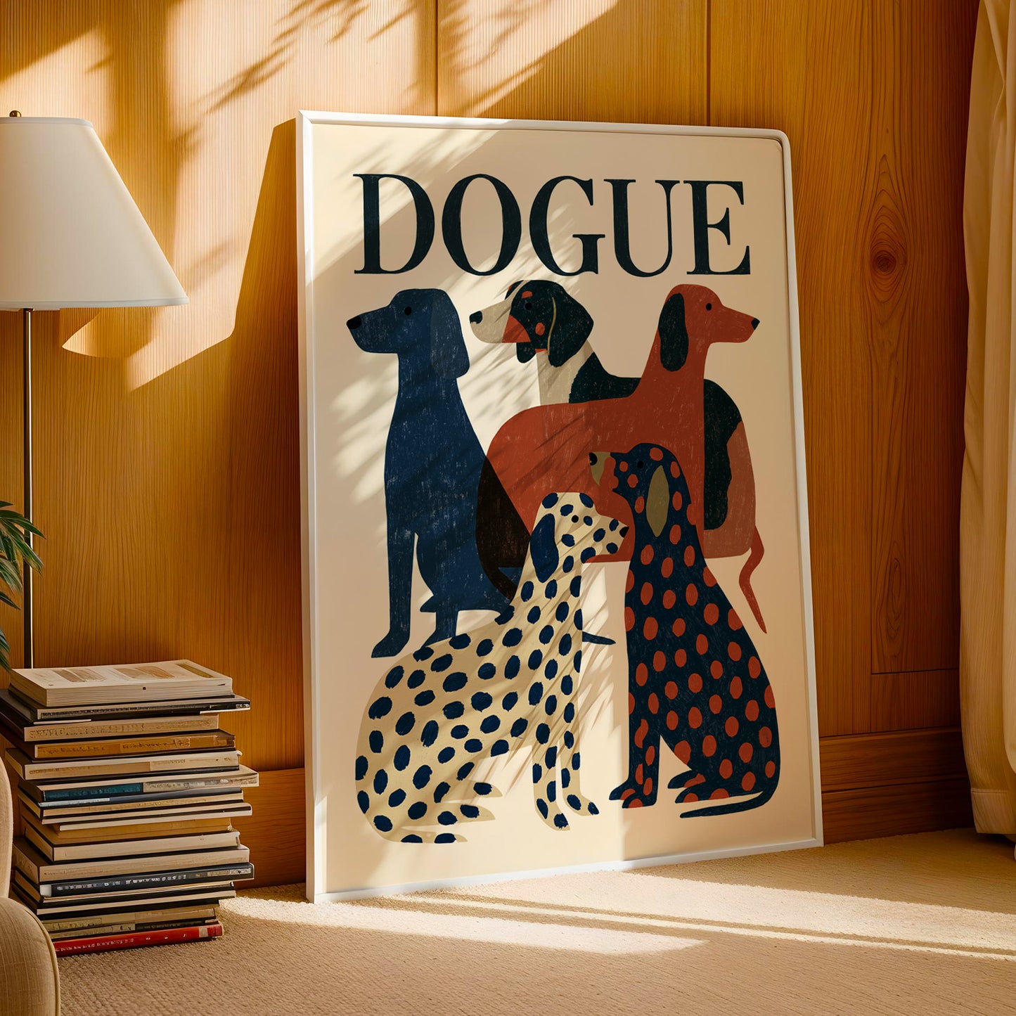 Dogue Fashion Dog Print