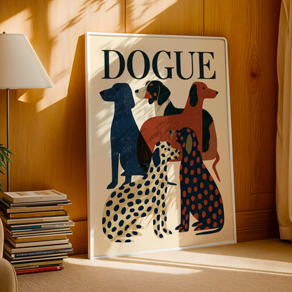 Dogue Fashion Dog Print
