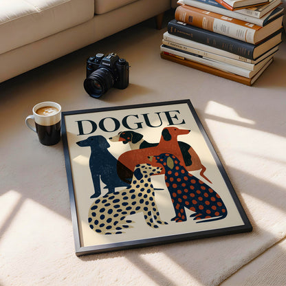 Dogue Fashion Dog Print