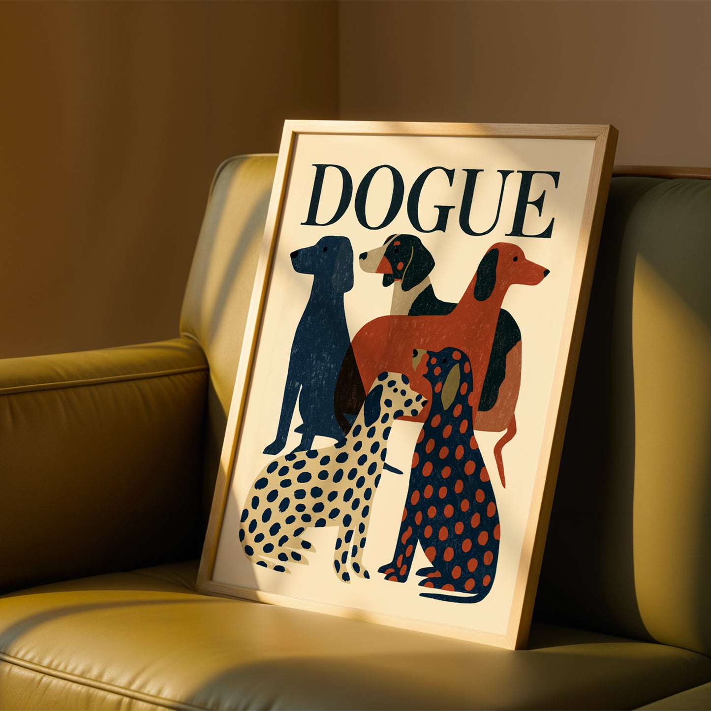 Dogue Fashion Dog Print