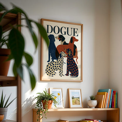 Dogue Fashion Dog Print