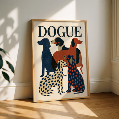 Dogue Fashion Dog Print