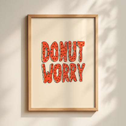 Donut Worry Print