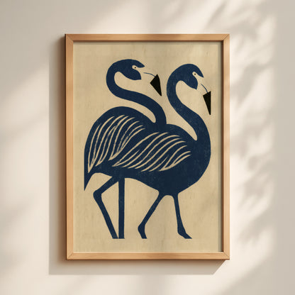 Flamingo Duo Print