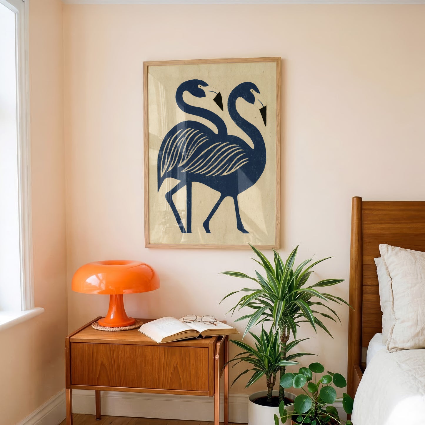 Flamingo Duo Print
