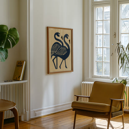 Flamingo Duo Print