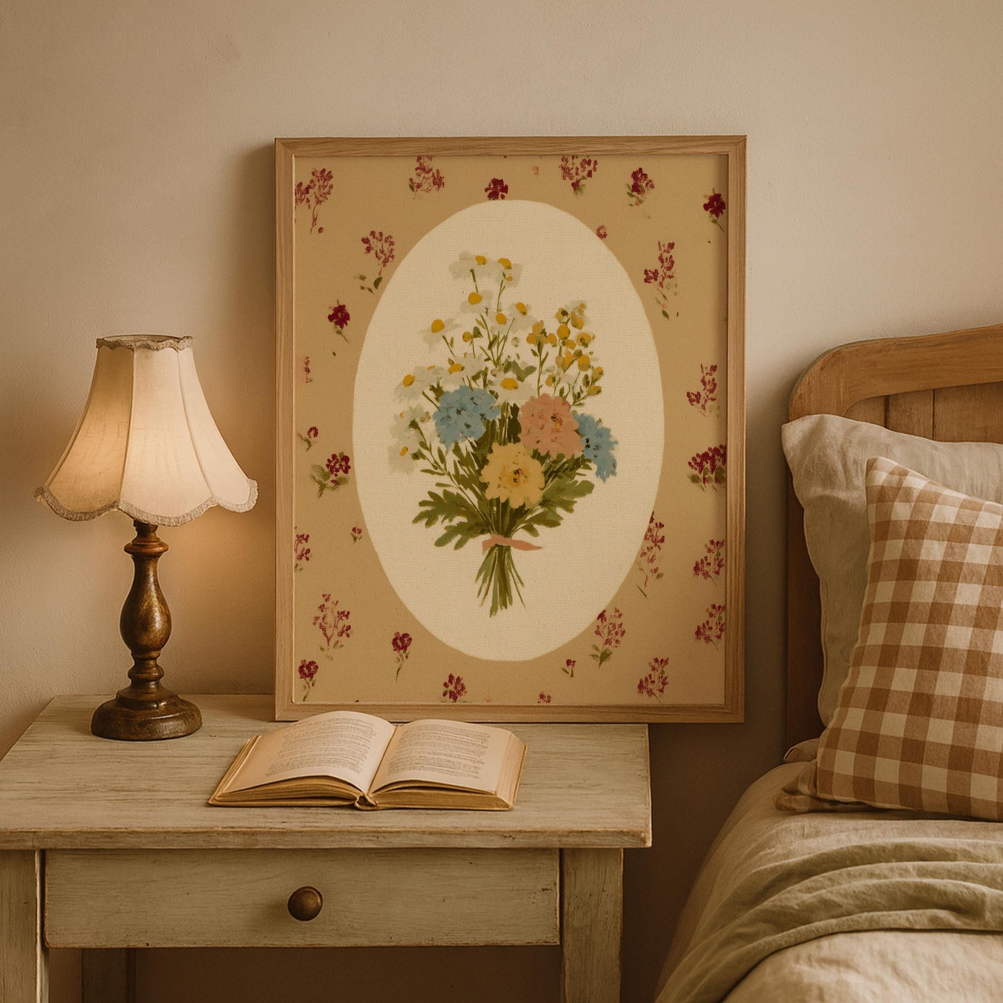 Floral Bouquet Cottagecore Print