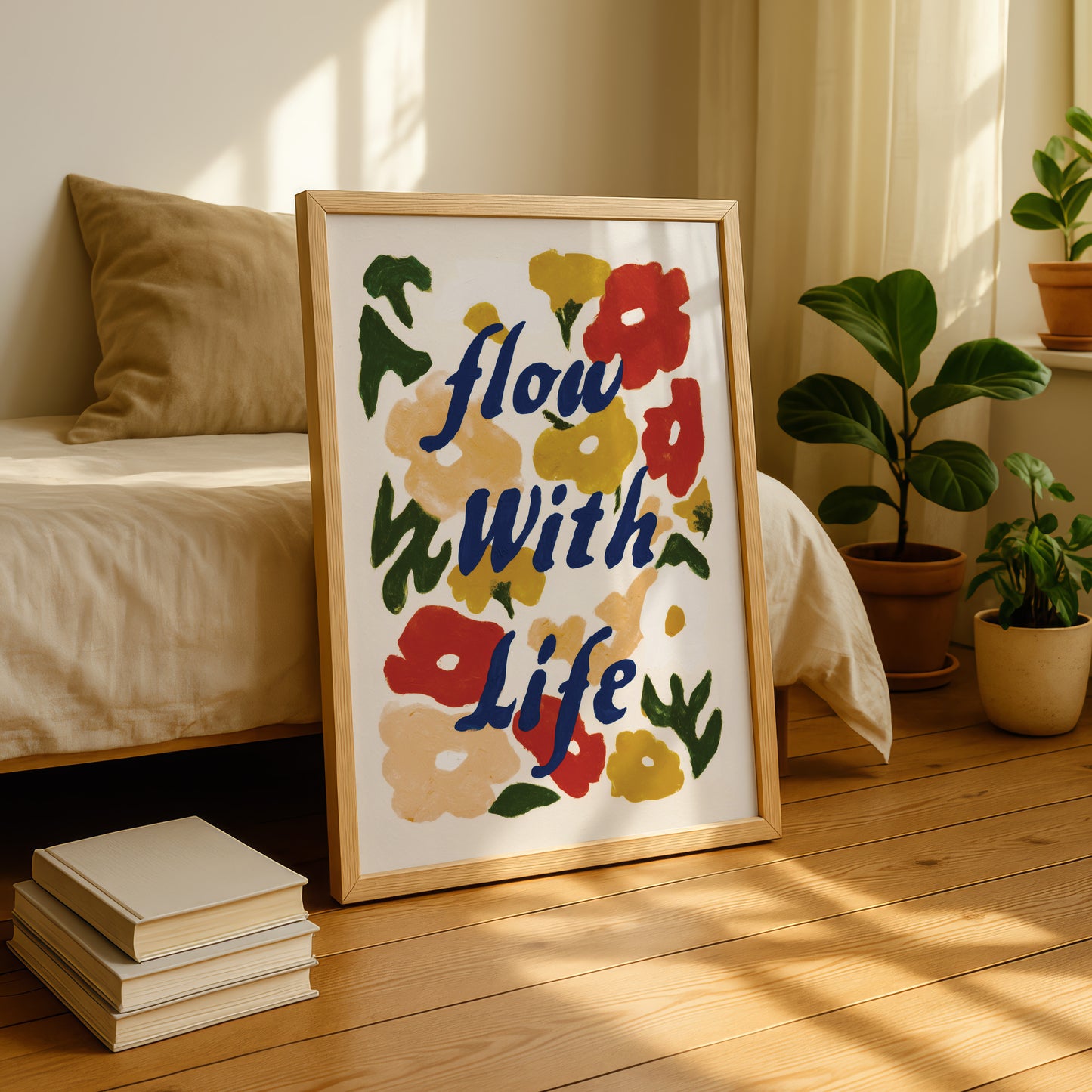 Flow With Life – Floral Print