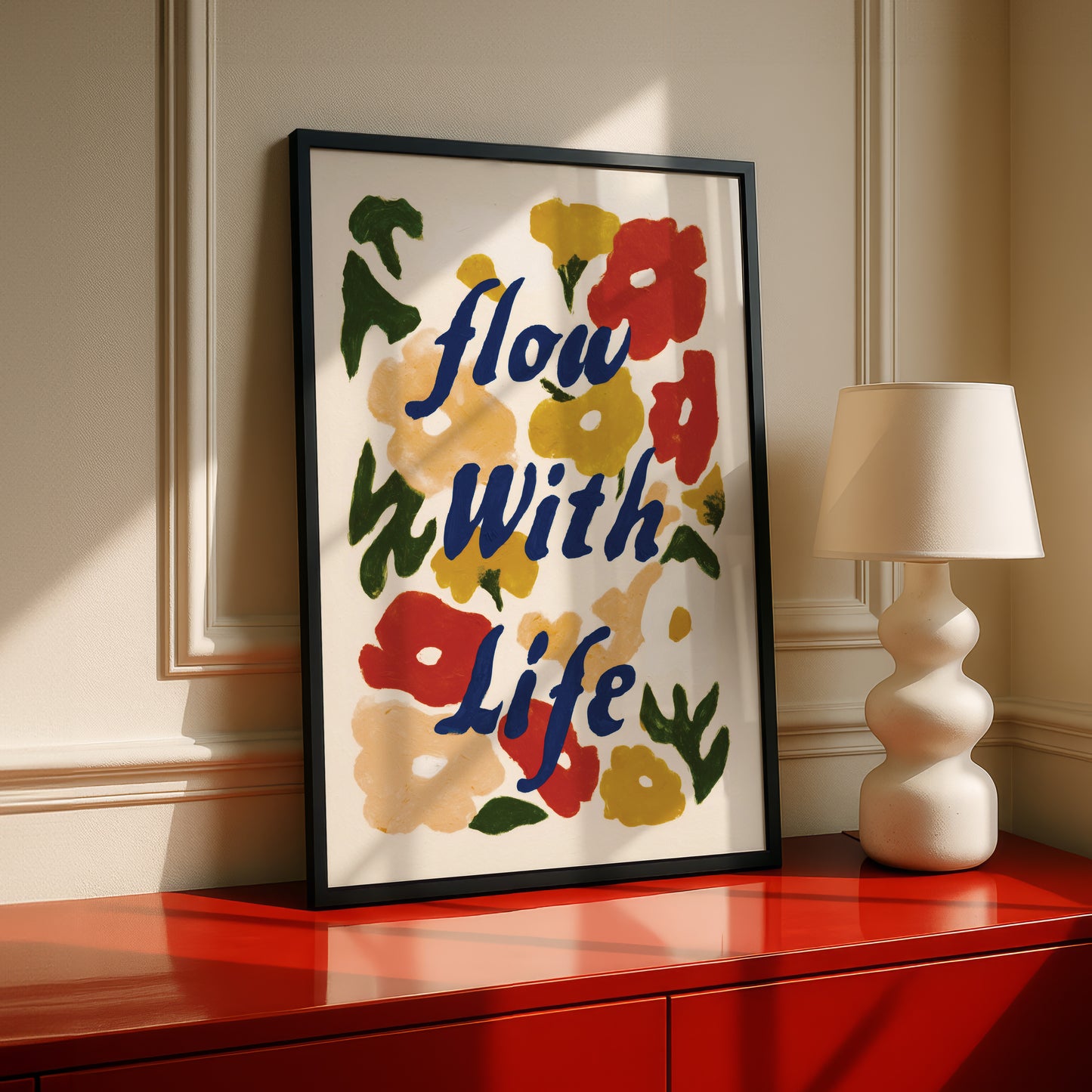 Flow With Life – Floral Print