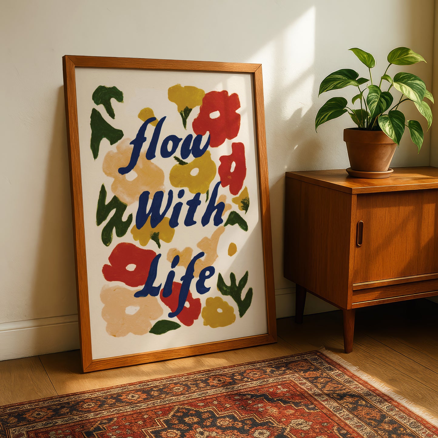 Flow With Life – Floral Print