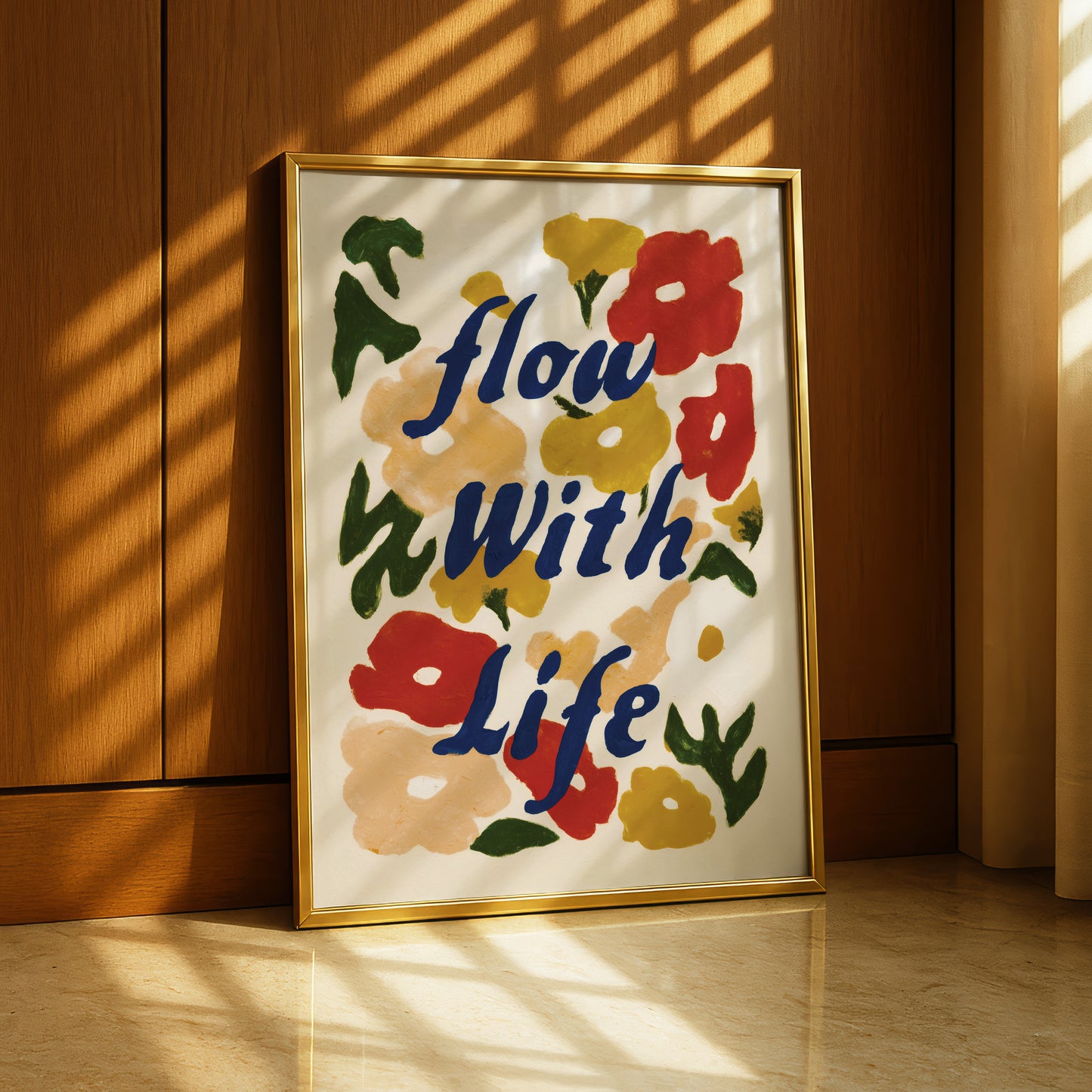 Flow With Life – Floral Print