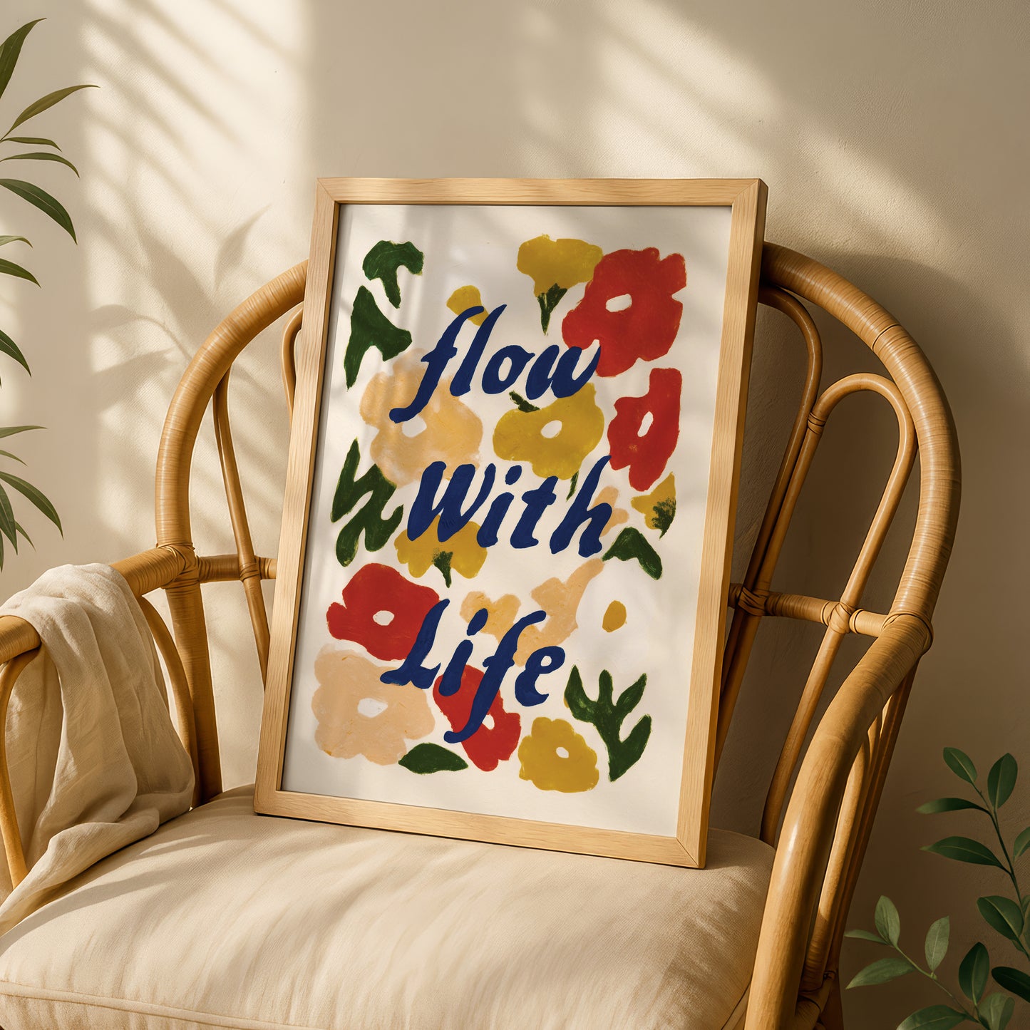 Flow With Life – Floral Print