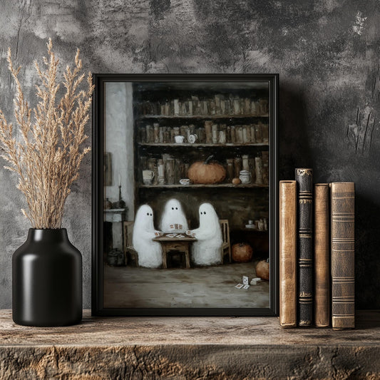 Playing Cards Ghost Print