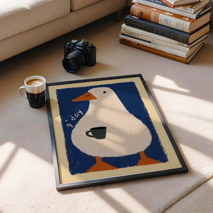 G'Day Goose Coffee Print