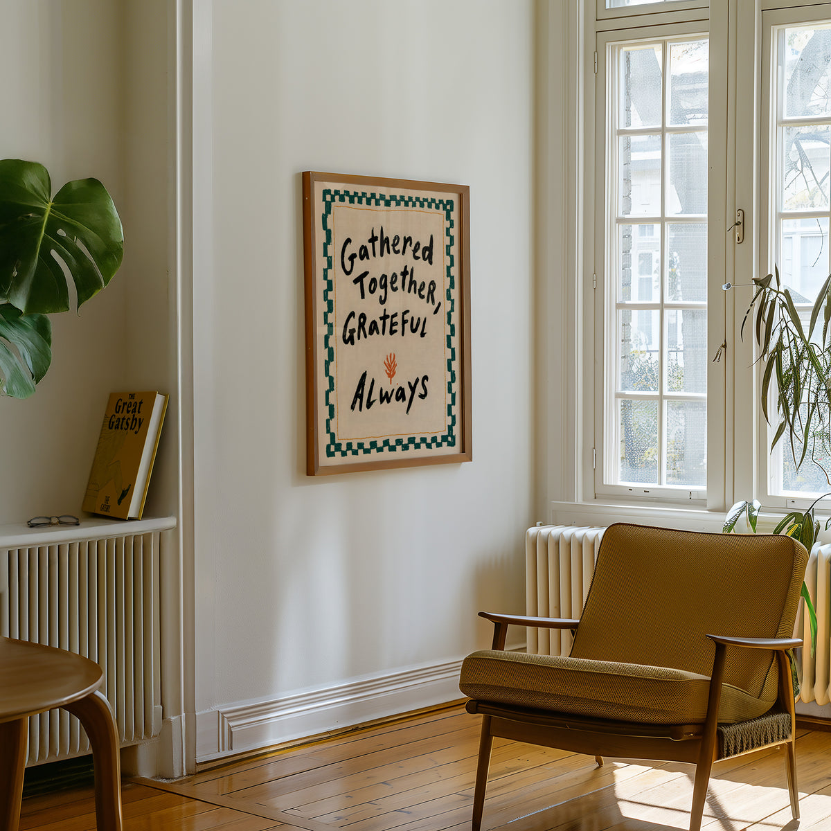 Gathered Together Grateful Always Print