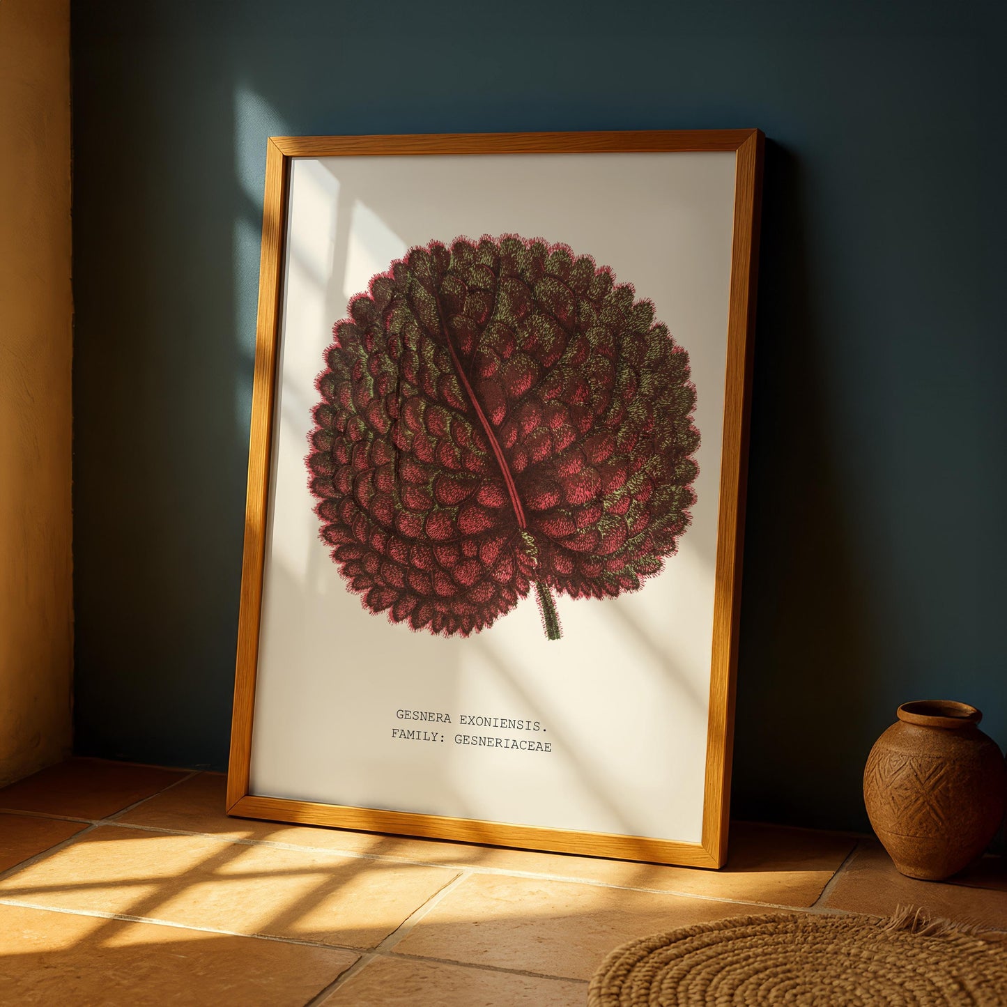 Gesnera Exoniensis Leaf Print