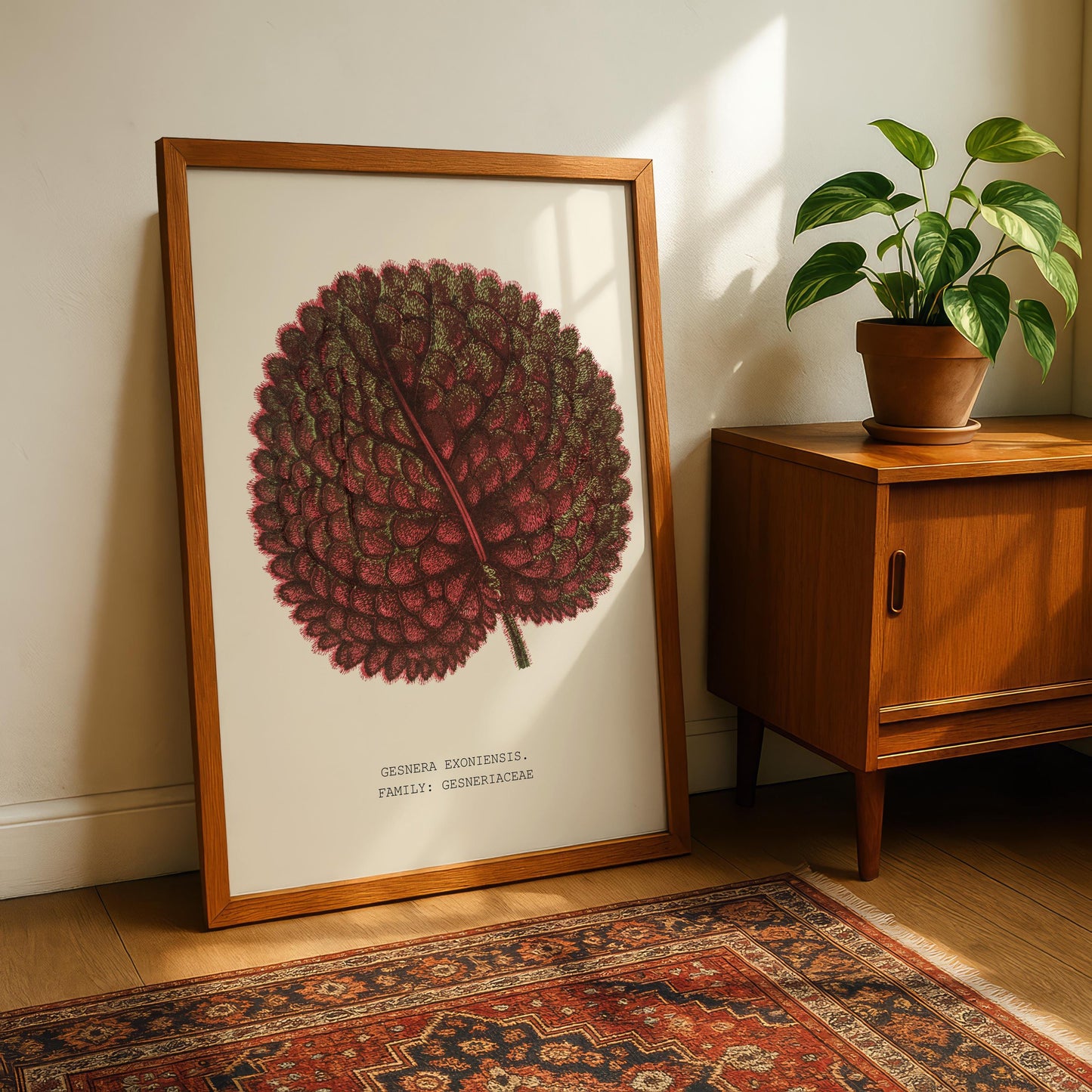 Gesnera Exoniensis Leaf Print