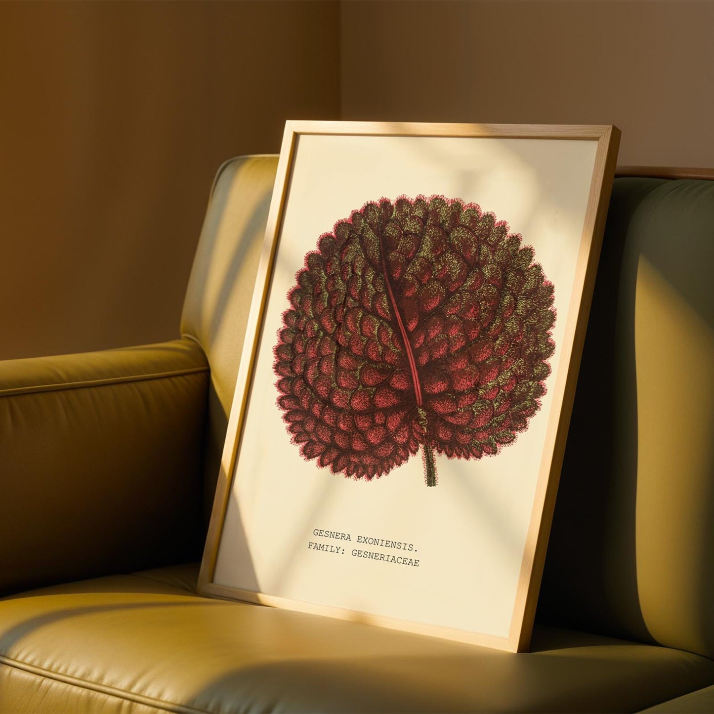 Gesnera Exoniensis Leaf Print