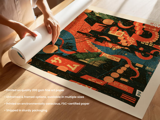 Giant Octopus Print