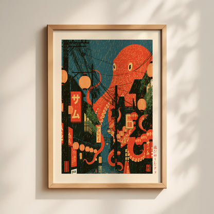 Giant Octopus Print