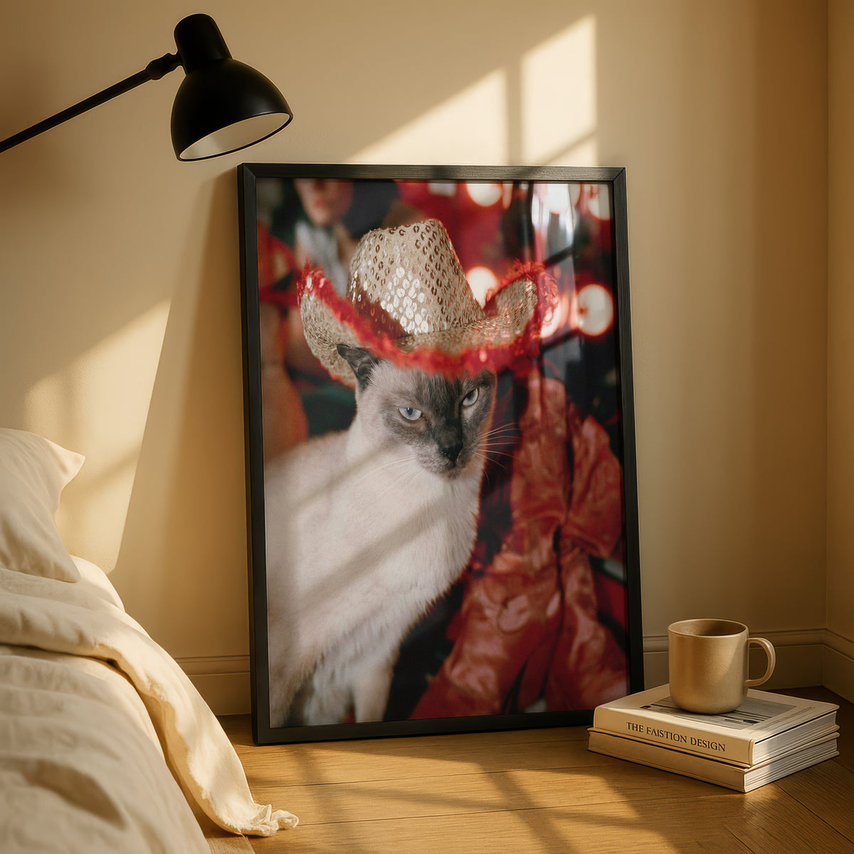 Golden Hour Cowgirl Cat Print 03 Living Room 24.jpg