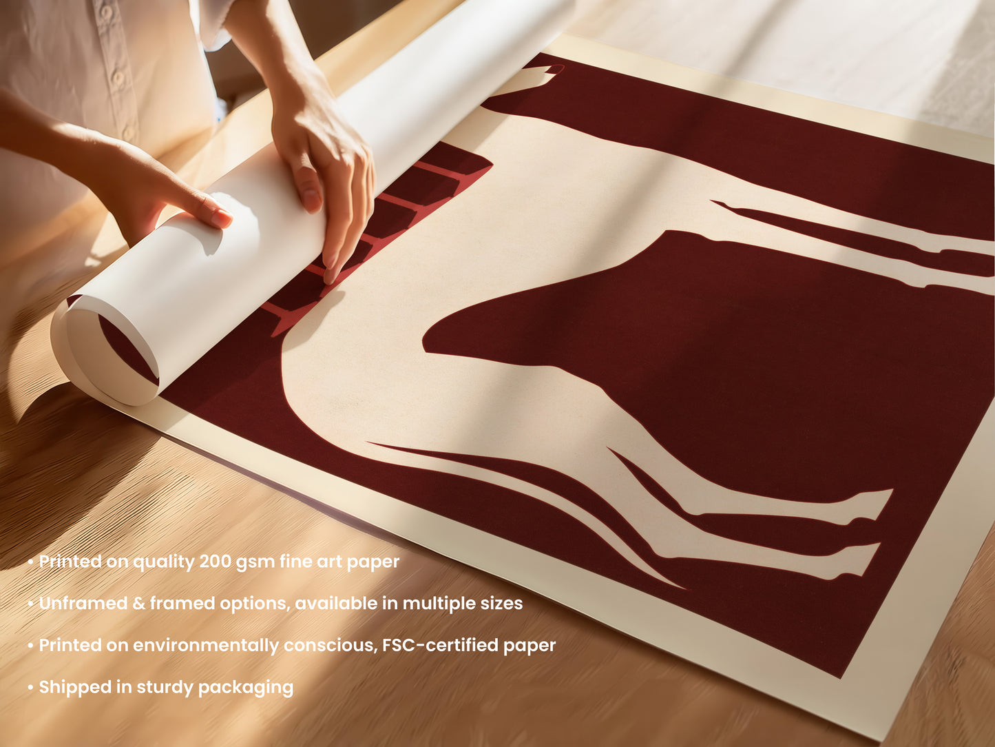 Greyhound Wine Print