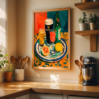 Guinness Beer Still Life Print