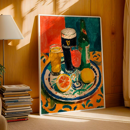 Guinness Beer Still Life Print