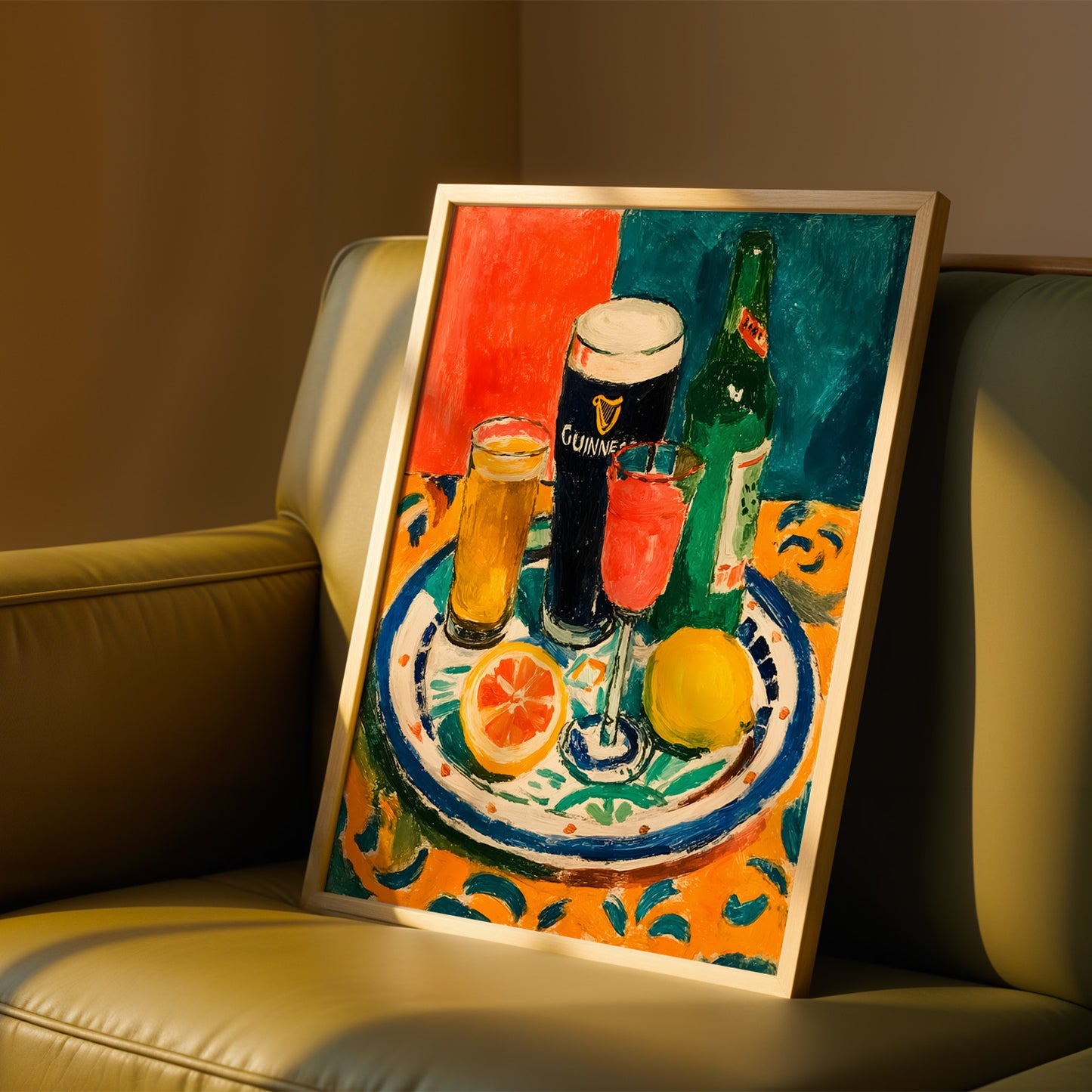 Guinness Beer Still Life Print