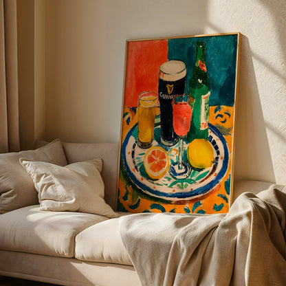 Guinness Beer Still Life Print