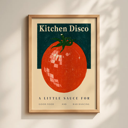 Kitchen Disco Tomato Print
