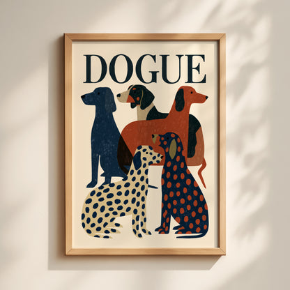 Dogue Fashion Dog Print
