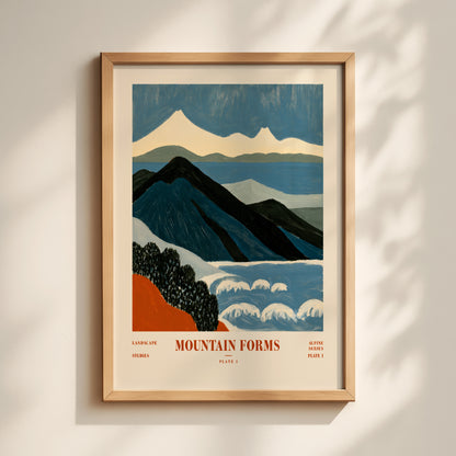 Mountain Forms Alpine Print — Plate I