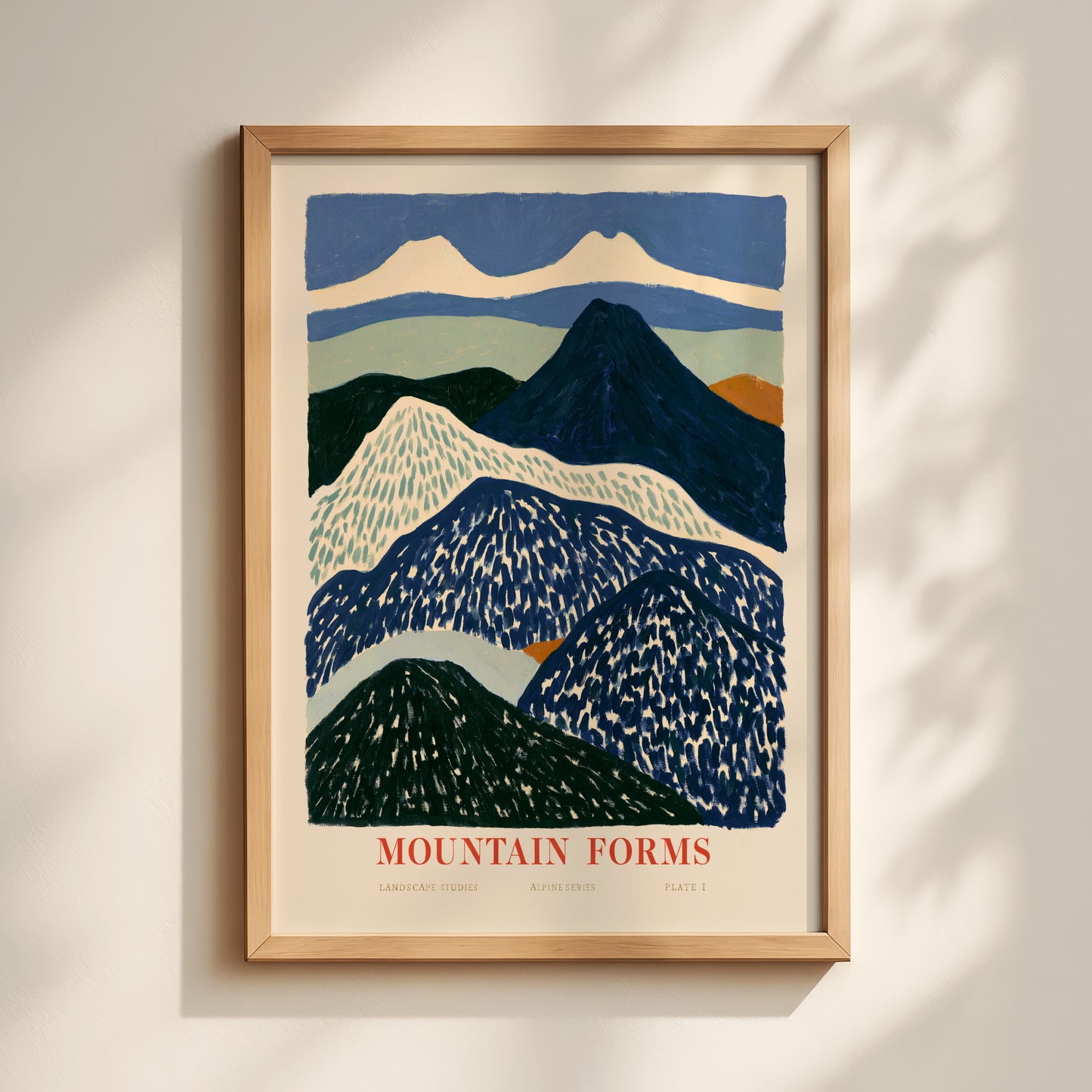 Mountain Forms Alpine Print — Panorama
