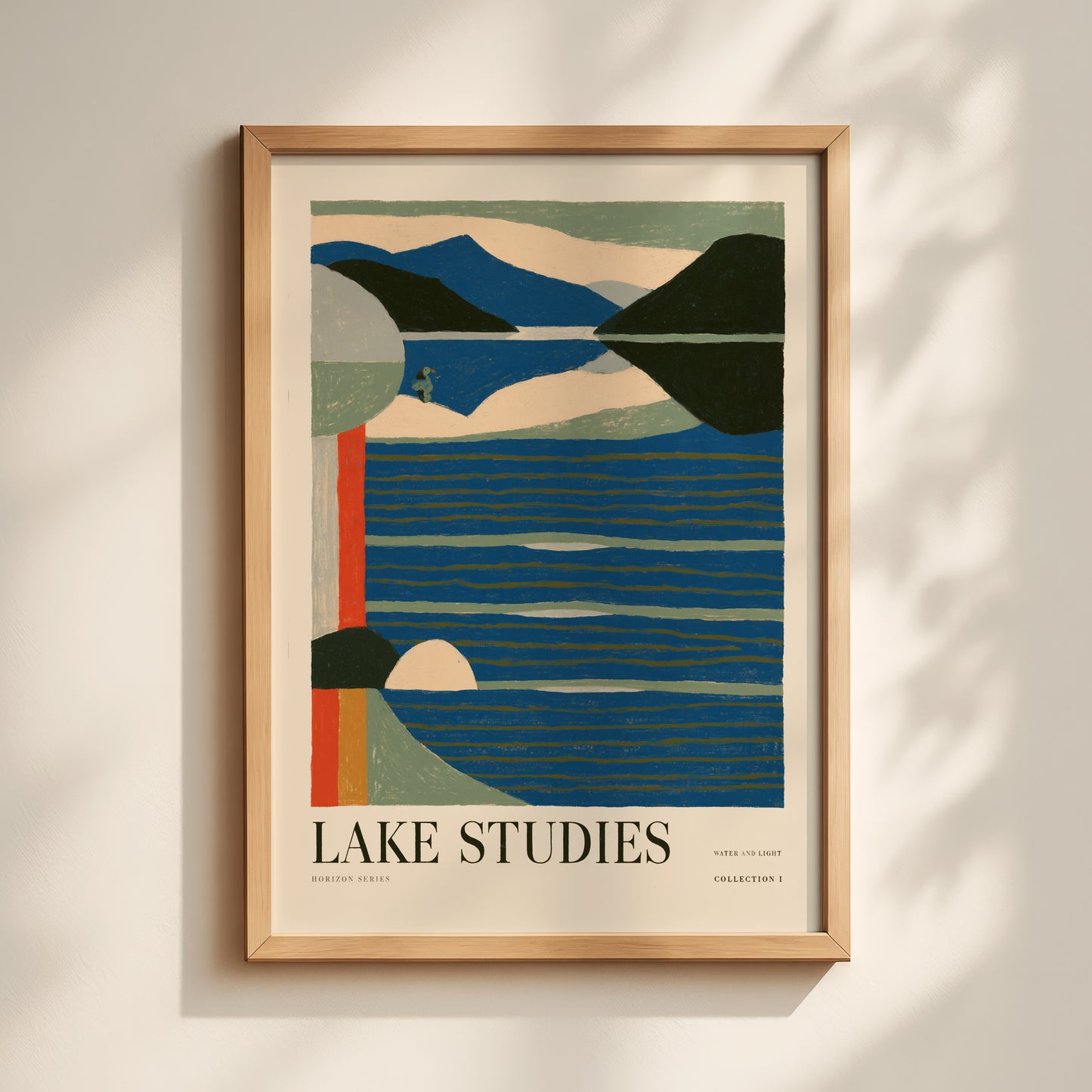 Lake Studies Landscape Print — Graphic