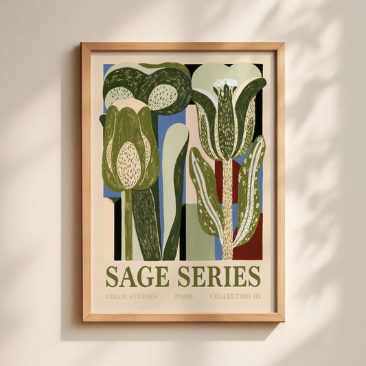 Sage Series Botanical Print — Collection III