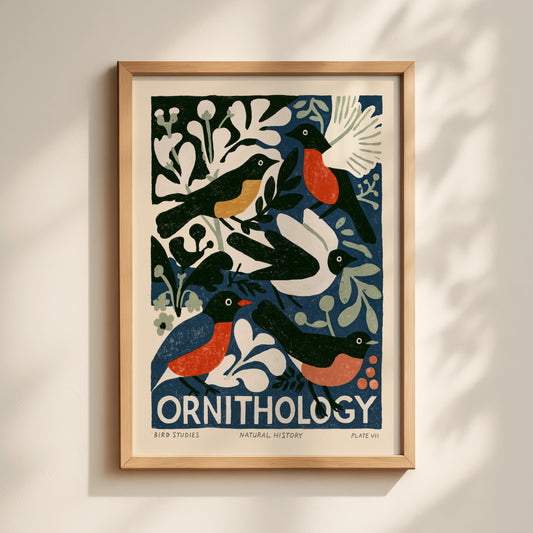 Ornithology Bird Print — Natural History