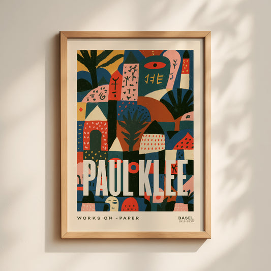 Paul Klee Exhibition Print — Basel, Works on Paper