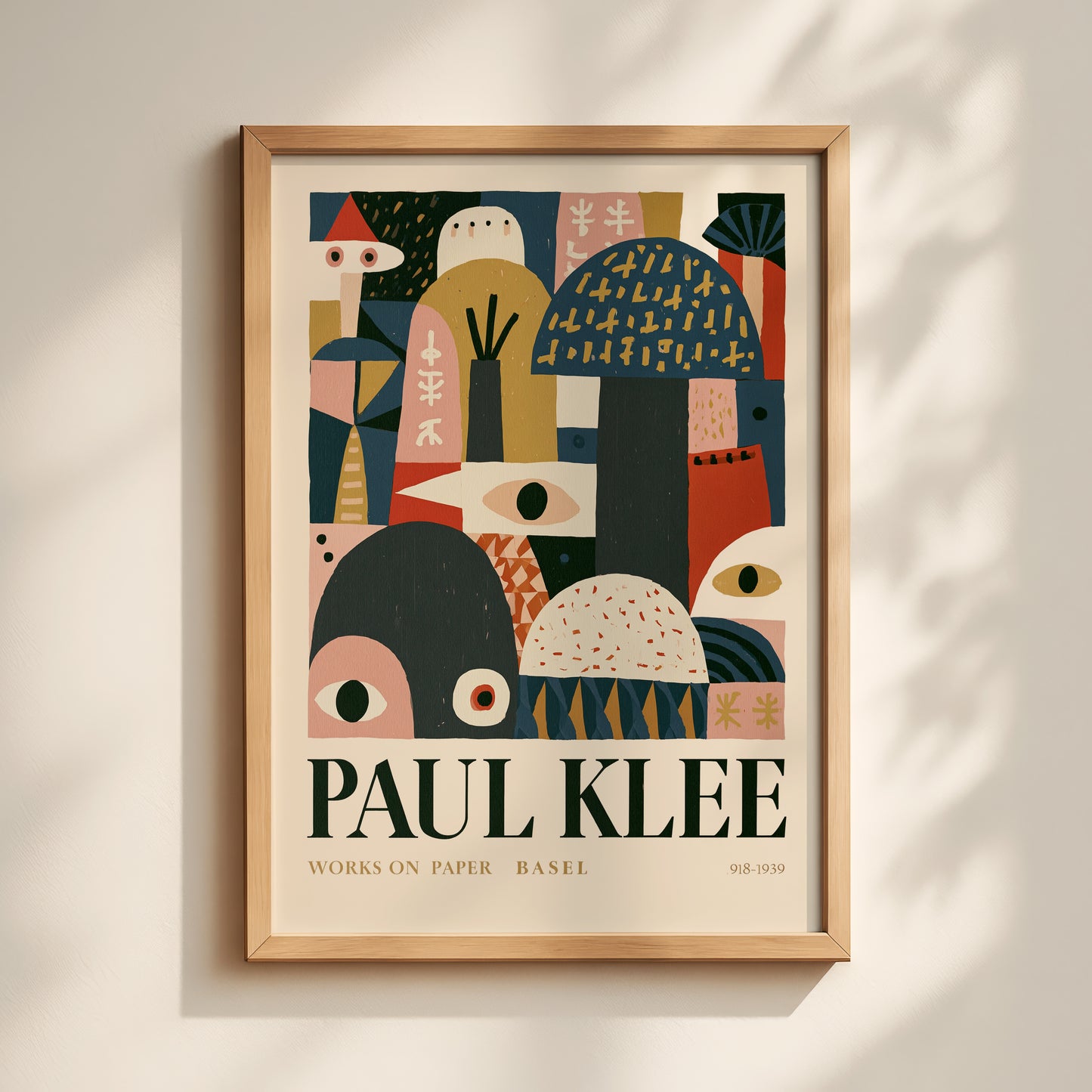 Paul Klee Exhibition Print — Biomorphic Forms