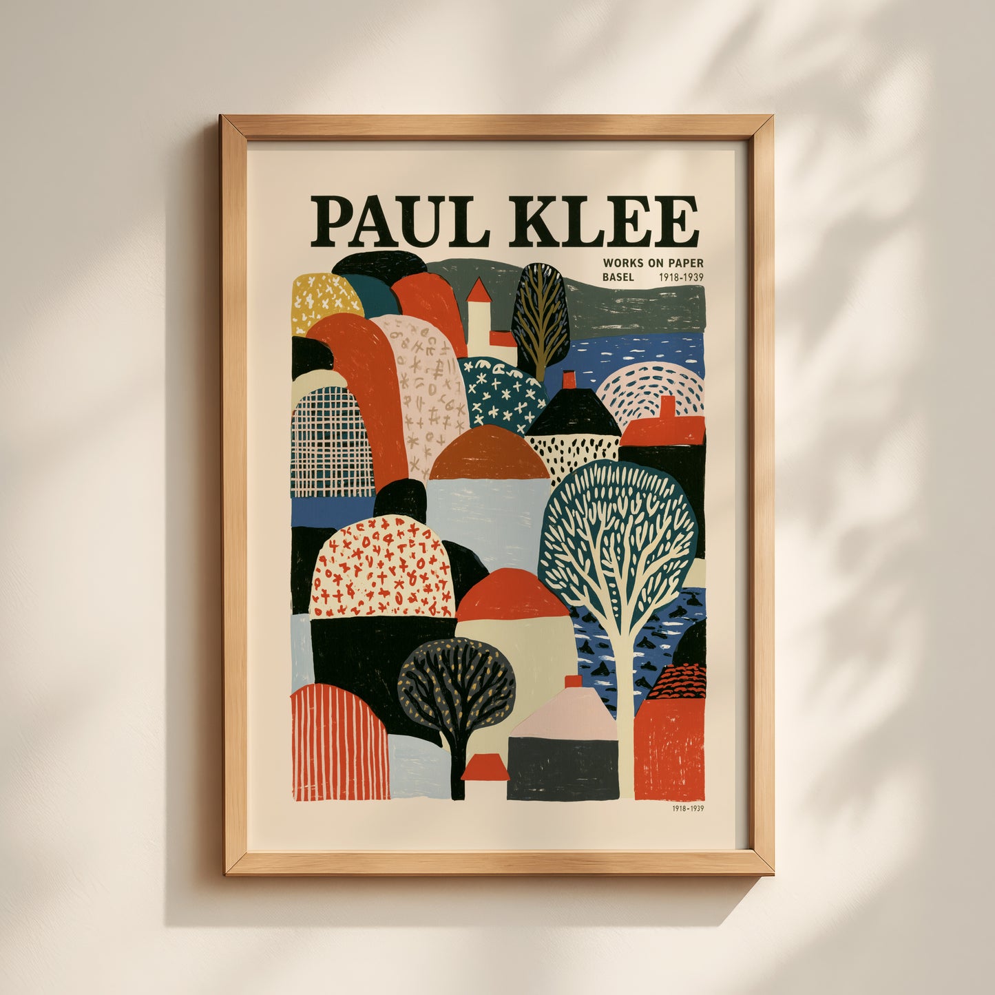 Paul Klee Exhibition Print — Village Landscape