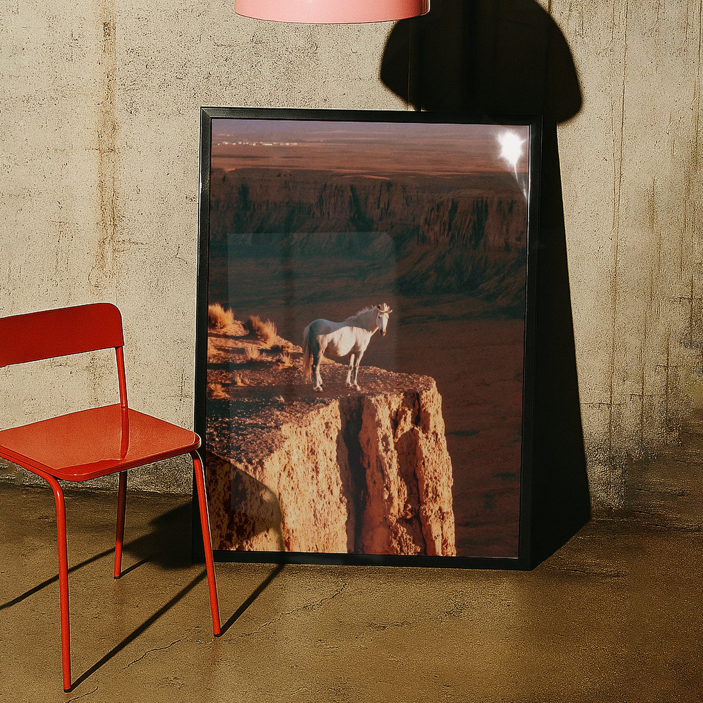Canyon Edge Cowgirl Horse Print