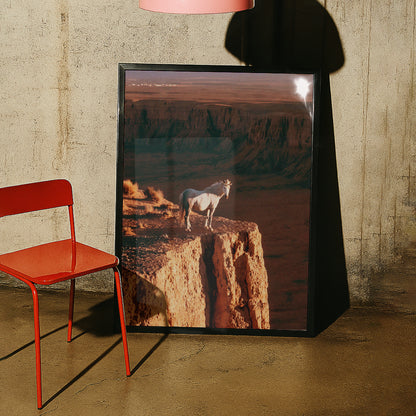 Canyon Edge Cowgirl Horse Print
