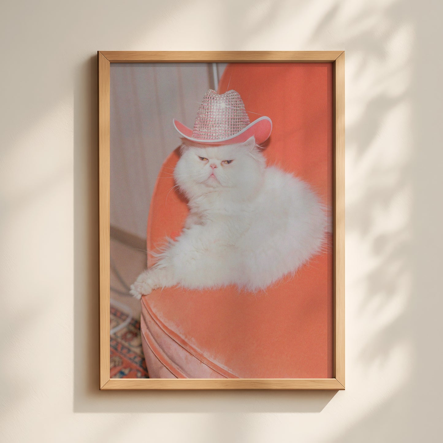 Sassy Cowgirl Cat Print