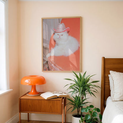 Sassy Cowgirl Cat Print