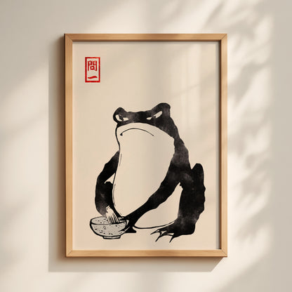 Wash Day Frog Print