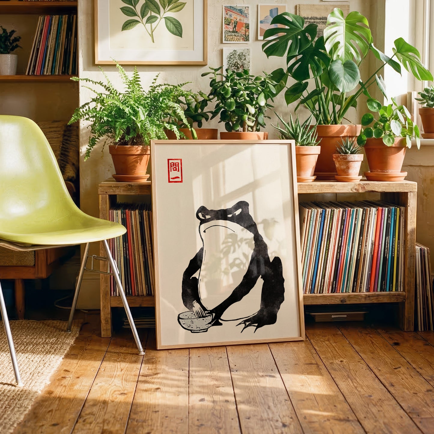 Wash Day Frog Print