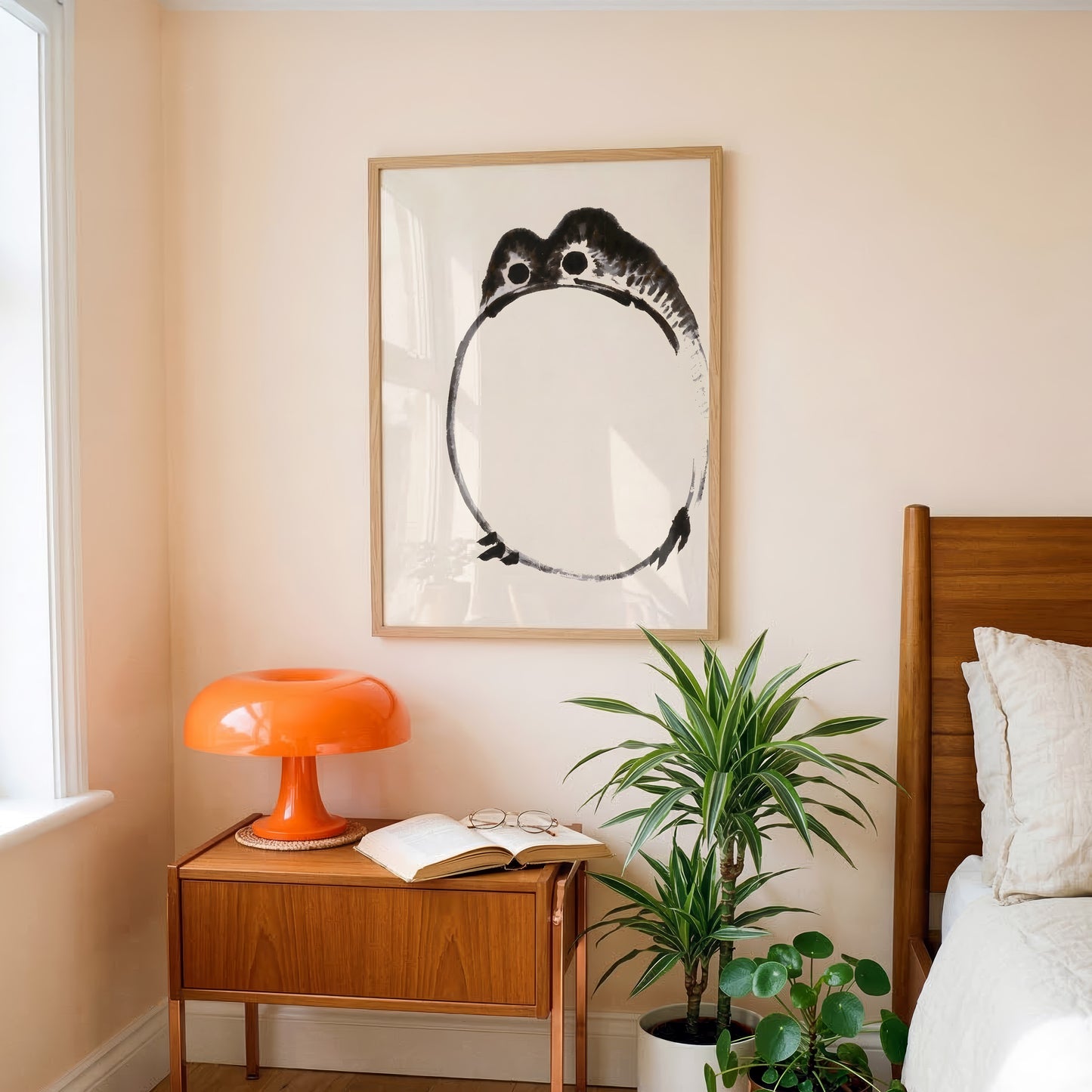 Zen Frog Print