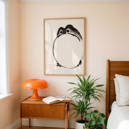 Zen Frog Print